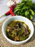 Kembang Genjer Ikan Asin Peda