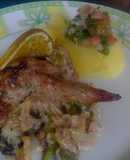 Pollo relleno