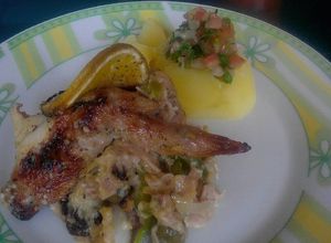 Una foto de Pollo relleno