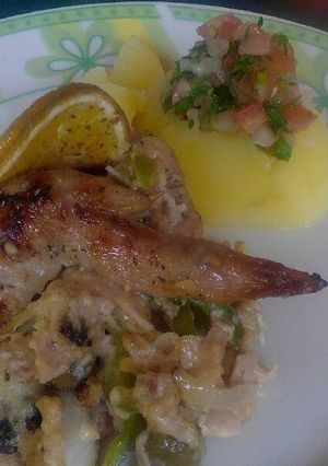 Una foto de Pollo relleno