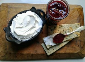Una foto de Queso crema untable
