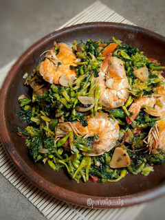 Foto resep Oseng daun dan bunga pepaya
