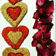 A picture of Oats Rose Cookies.