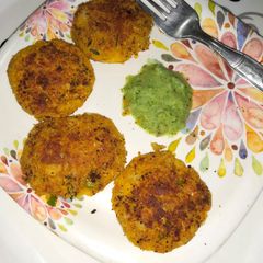 Chickpeas kabab A picture of Chickpeas kabab.