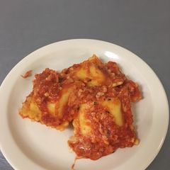 A picture of Baked Ravioli.