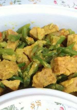 Foto resep Tumis Kuning Buncis Tempe