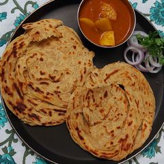 A picture of Whole Wheat Lachha Paratha.
