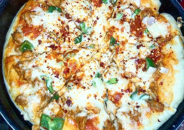 Steps to Make Speedy Malai Boti Pizza