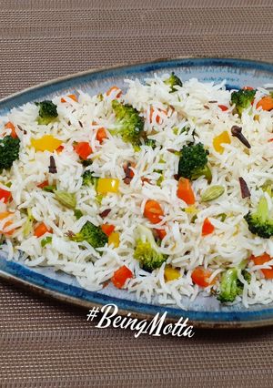 A picture of Broccoli Pulao.
