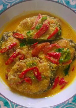 Foto resep Ikan Gabus santan kuning 🌼