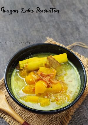 Foto resep Gangan Labu Bersantan khas kalimantan