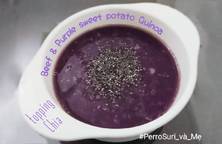 Beef&Purple sweet potato Quinoa-Cháo diêm mạch thịt bò khoai tím