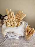 Palitos, rosquitas y coquitos de manteca