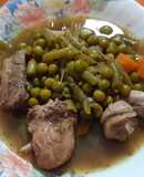 Estofado de conejo con verduras