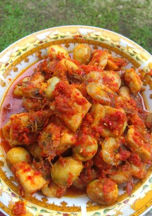 Foto resep Sambal udang Campur-campur