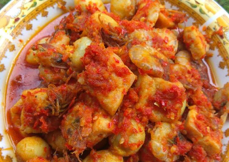 Sambal udang Campur-campur