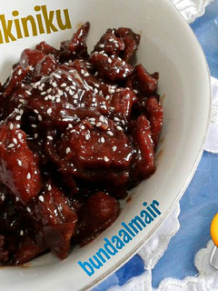 Foto resep Beef Yakiniku Simple