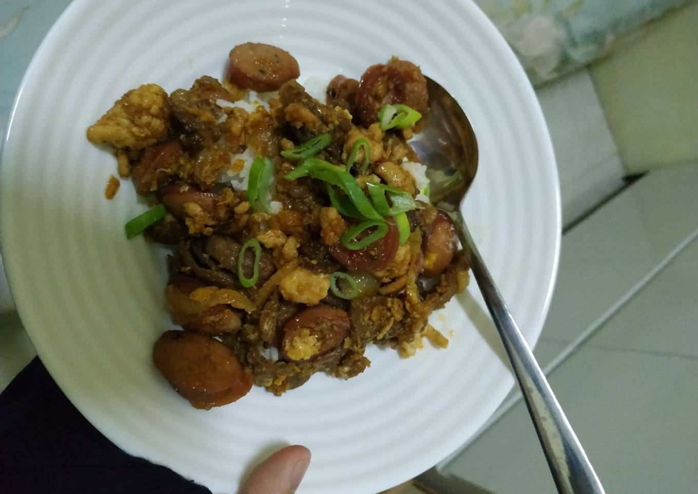 Nasi gila sambel bu Rudy