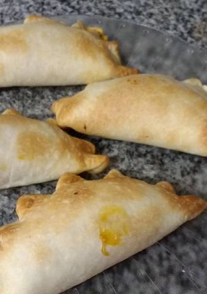 Una foto de Empanadas de calabaza y albahaca
