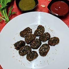 A picture of Spinach leaves patode.