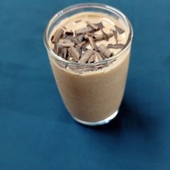 A picture of Apple thick shake (choco flavour).