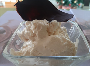 Una foto de Helado de vainilla