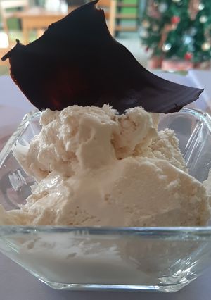 Una foto de Helado de vainilla