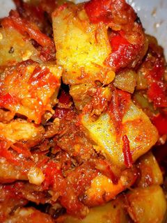 Foto resep Udang Kentang Balado