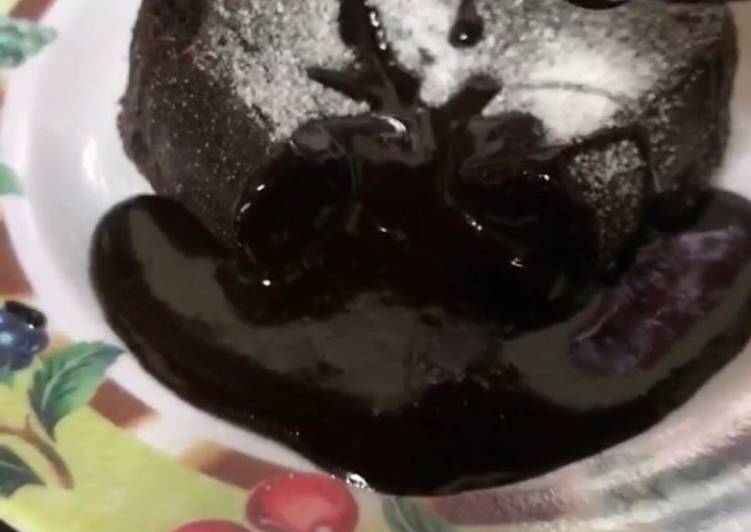 Resep Choco lava cake Anti Gagal