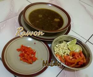 Resep mudah Rawon Daging Sapi Paling Enak