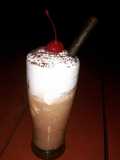Cappucino float ice