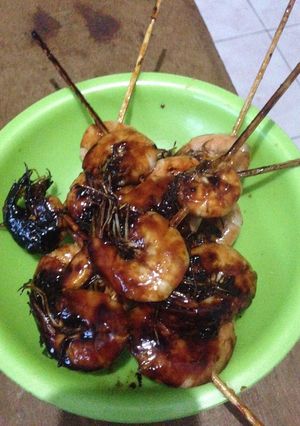 Foto resep Udang bakar madu kilat