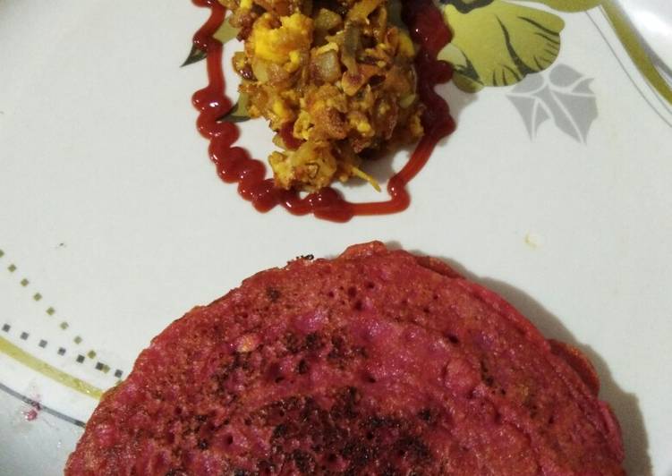 How to Blends Tasty Beetroot egg masaladosa