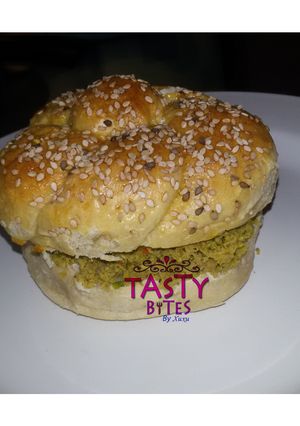 A picture of Meat buger.