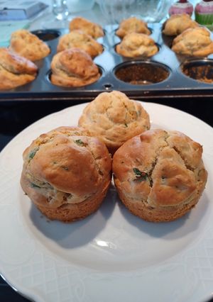 Φωτογραφία της συνταγής Muffins από ψημένα λευκά φασόλια