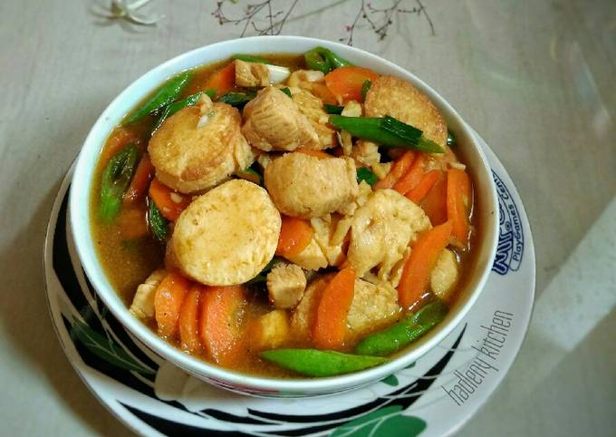 Tofu Saus Tiram Rainbow