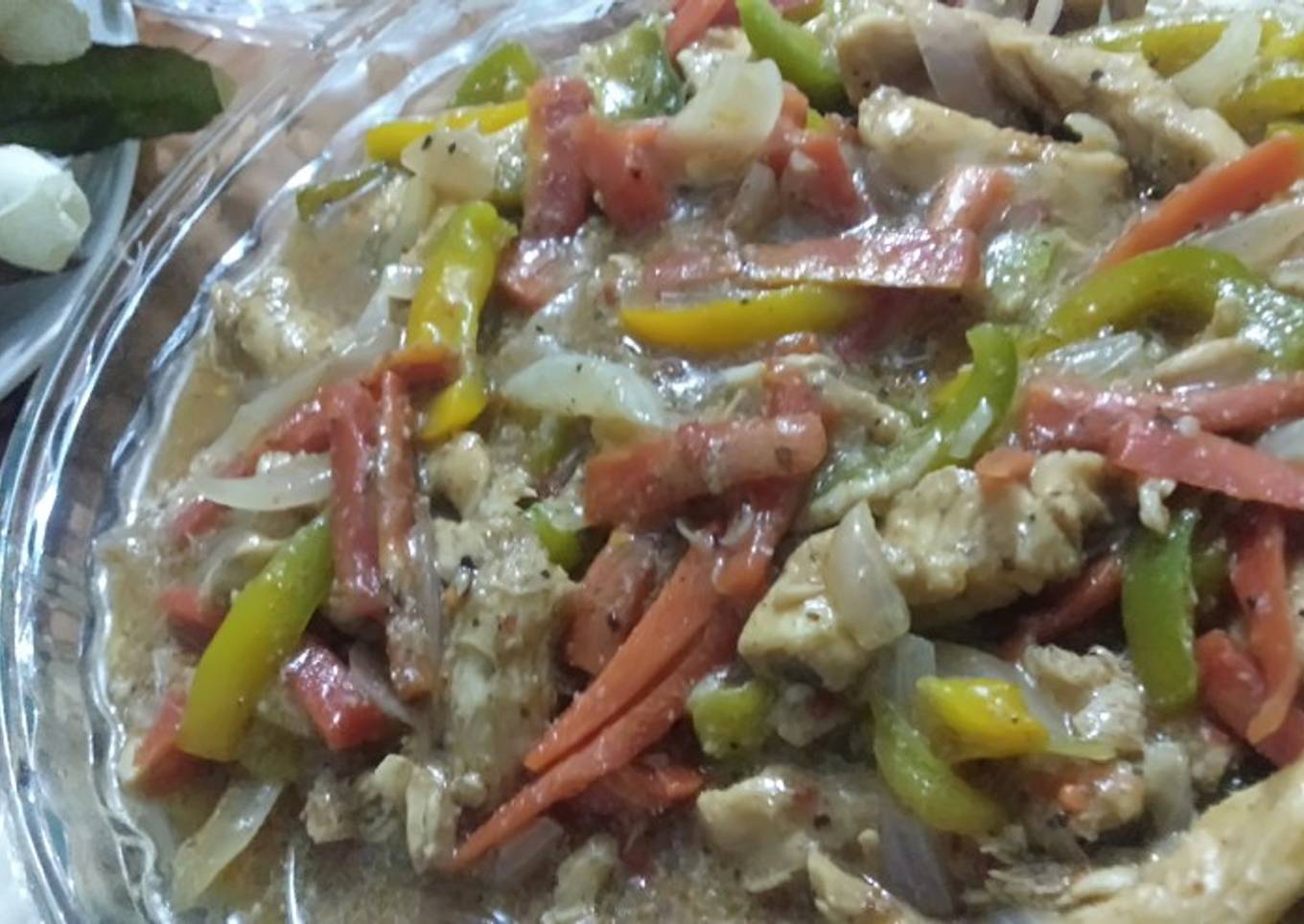 Chili chicken with gravy