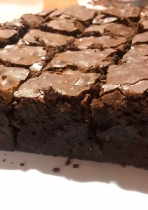 Foto de Brownie tradicional e nozes