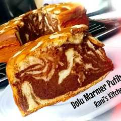 Bolu Marmer Putih Telur রেসিপির প্রধান ছবি