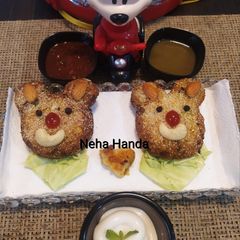 A picture of Veg cutlet.