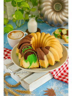 Foto resep Marmer Cake Putih Telur