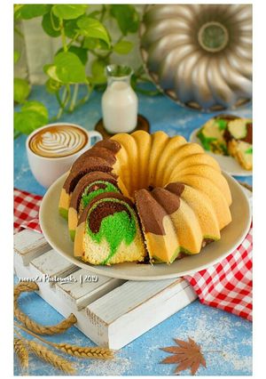 Foto resep Marmer Cake Putih Telur