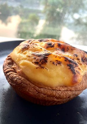 รูปของ Flan Puff Pastry🍮🥧คัสตาร์ดแป้งพัฟแบบครัวซองต์🥐