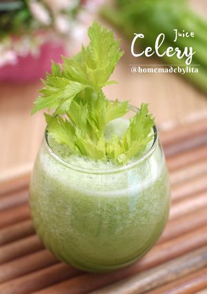 Foto resep Jus seledri / pure celery juice #homemadebylita