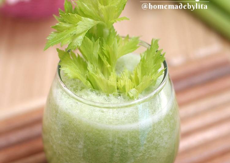 Jus seledri / pure celery juice #homemadebylita