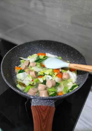 Foto resep Oseng oseng sawi putih