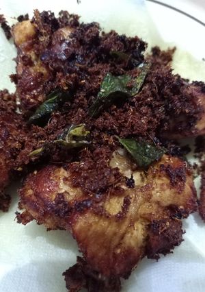 Foto resep Ayam Goreng Berempah Nasi Lemak