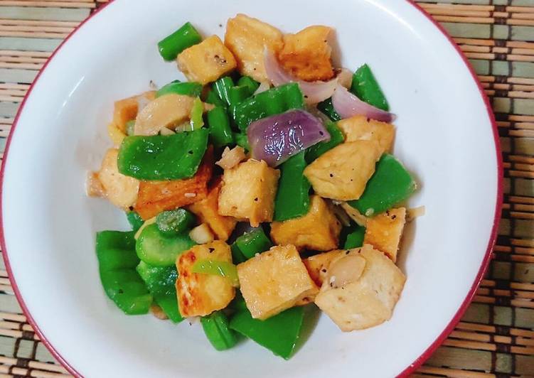 Recipe of Any-night-of-the-week Tofu Stir-Fry with Bell Peppers