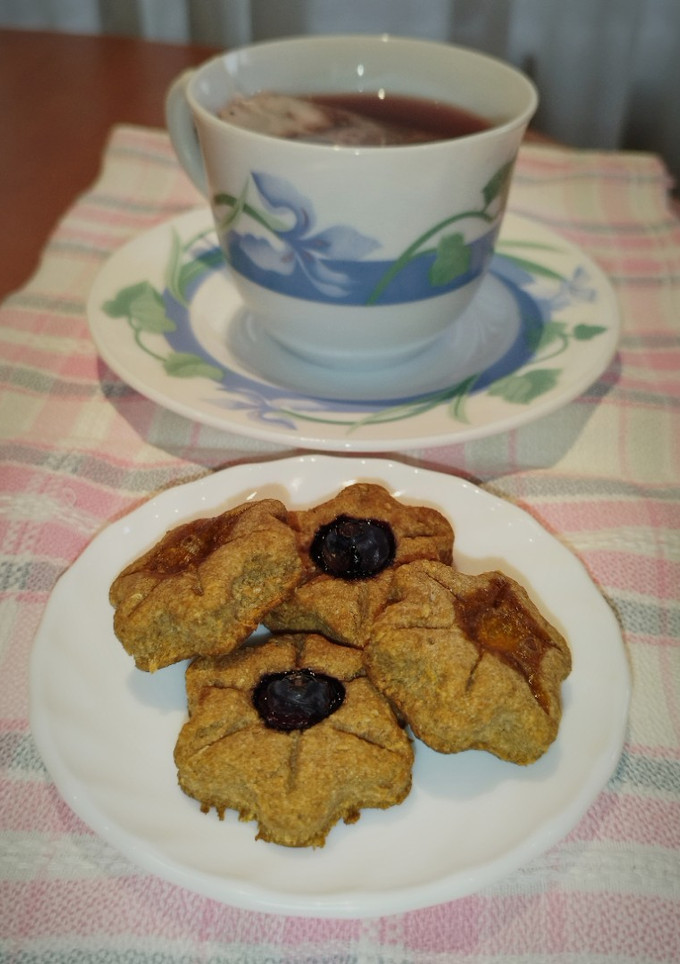 Una foto de Galletas integrales de cacao afrutadas