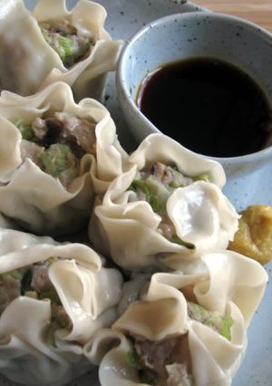 A picture of Pork & Vegetables Dim Sims.